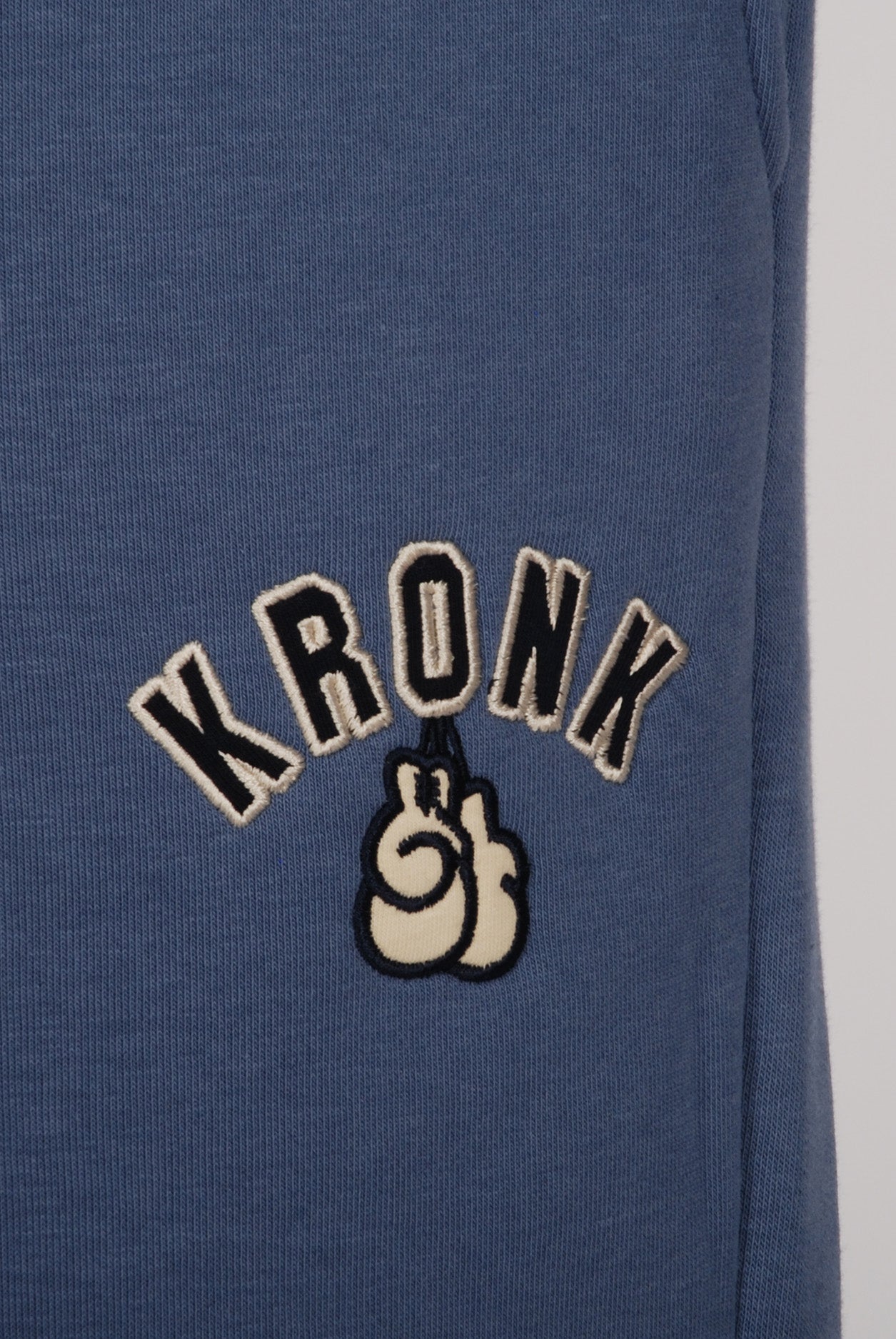 KRONKWOMEN Gloves Applique Joggers Loose Fit Steel Blue