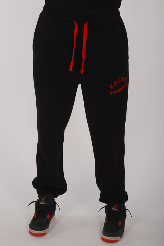 KRONKWOMEN Boxing Team Joggers Loose Fit Black
