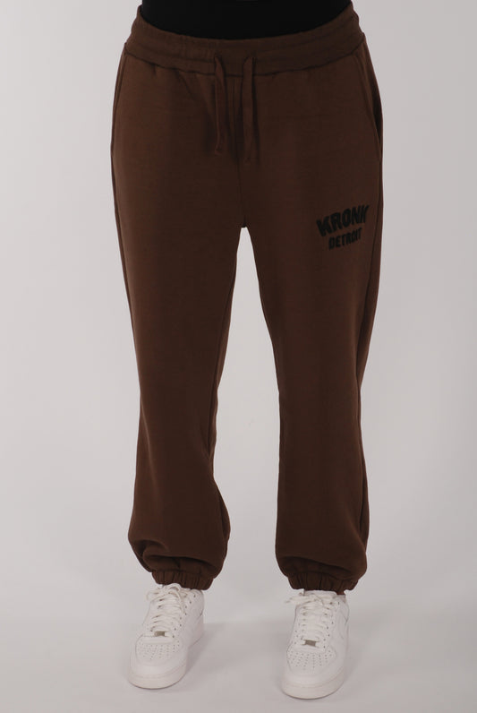 KRONKWOMEN Detroit Joggers Loose Fit Dark Brown