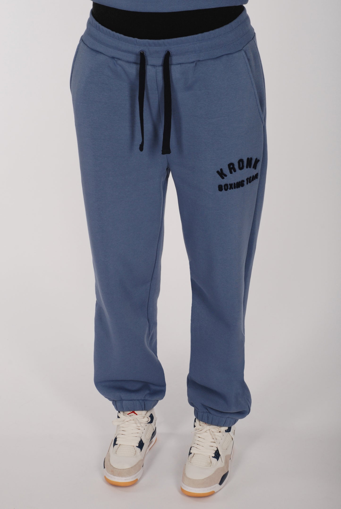 KRONKWOMEN Boxing Team Joggers Loose Fit Steel Blue