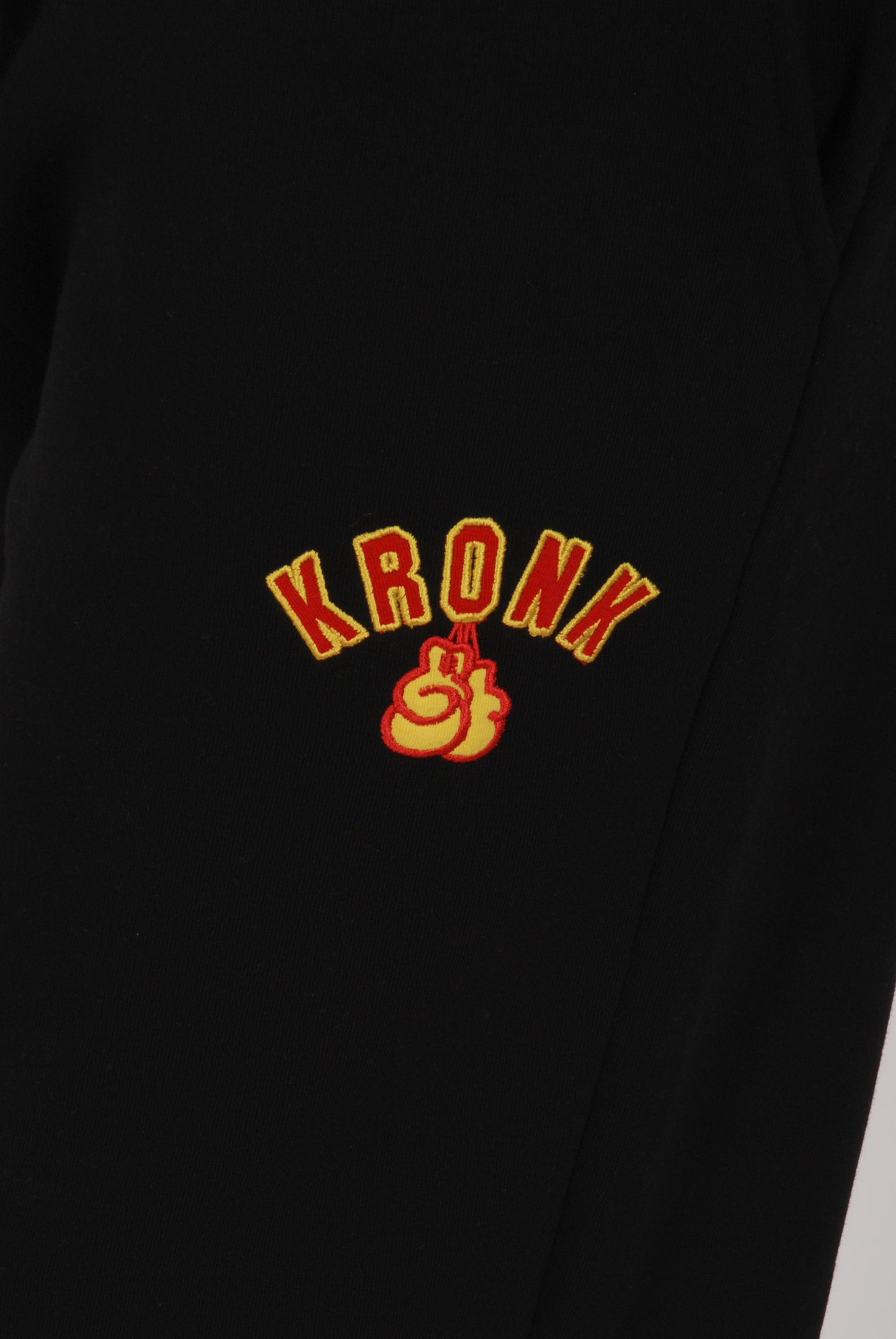 KRONKWOMEN Gloves Applique Joggers Loose Fit Black