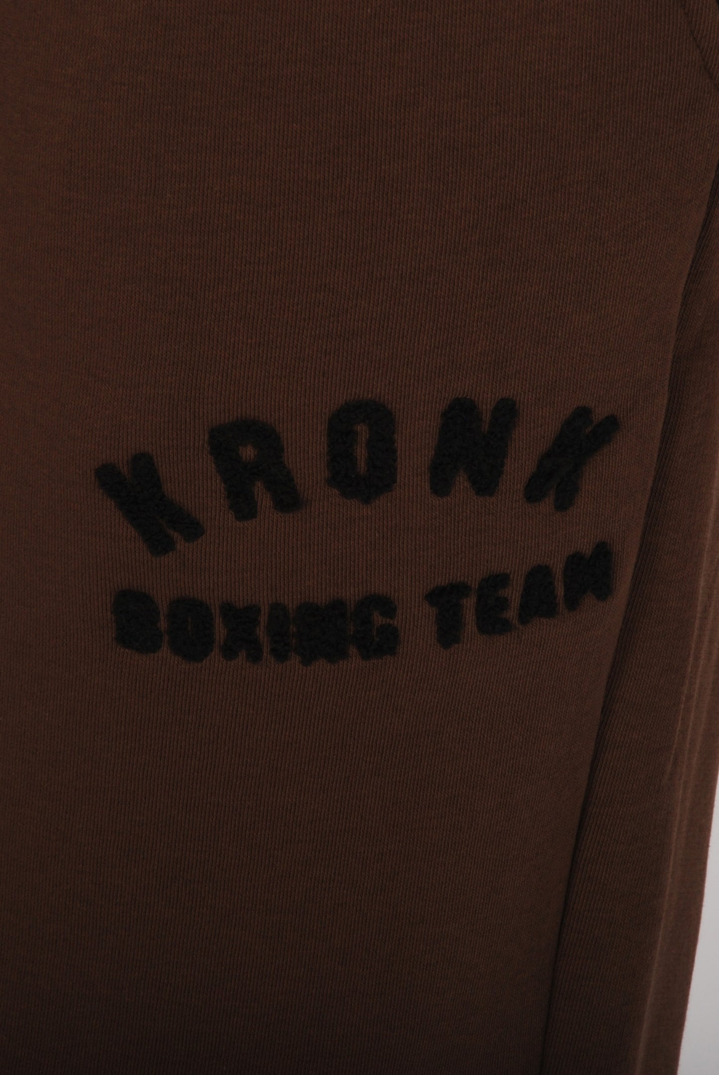 KRONKWOMEN Boxing Team Joggers Loose Fit Dark Brown