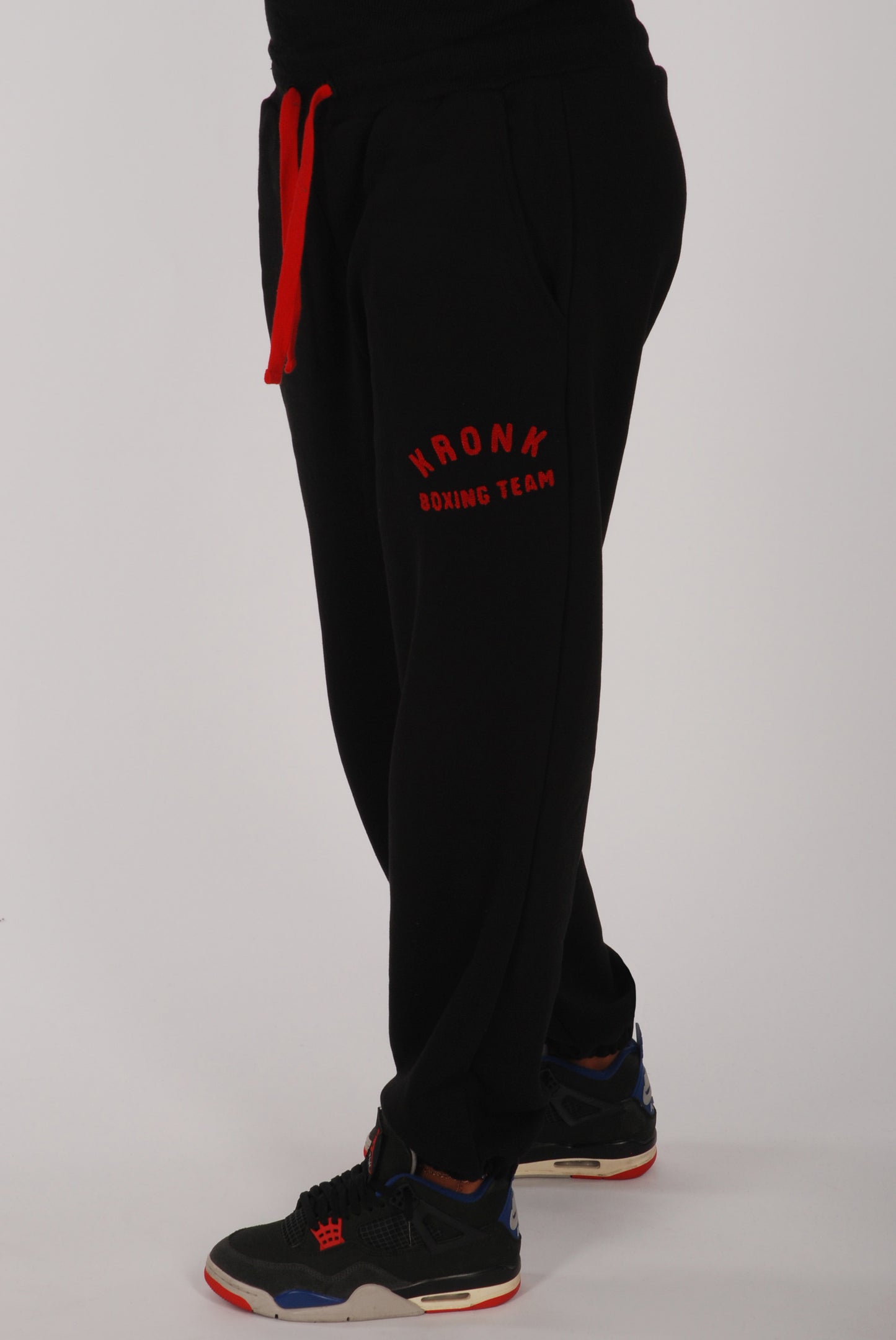 KRONKWOMEN Boxing Team Joggers Loose Fit Black