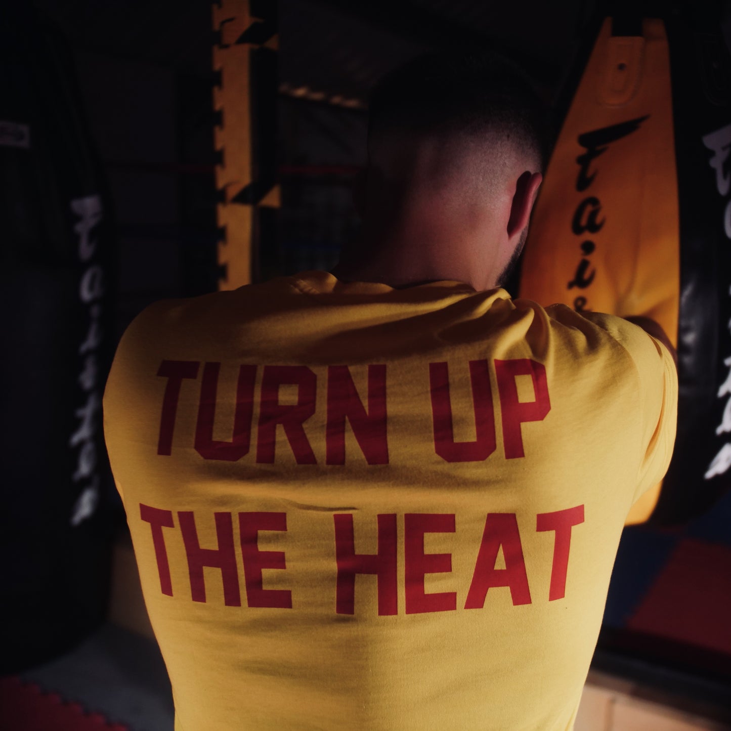 KRONK Iconic Detroit x Turn Up The Heat Regular Fit T Shirt Yellow