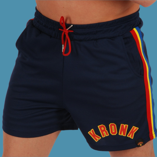 KRONK WAR Shorts Navy