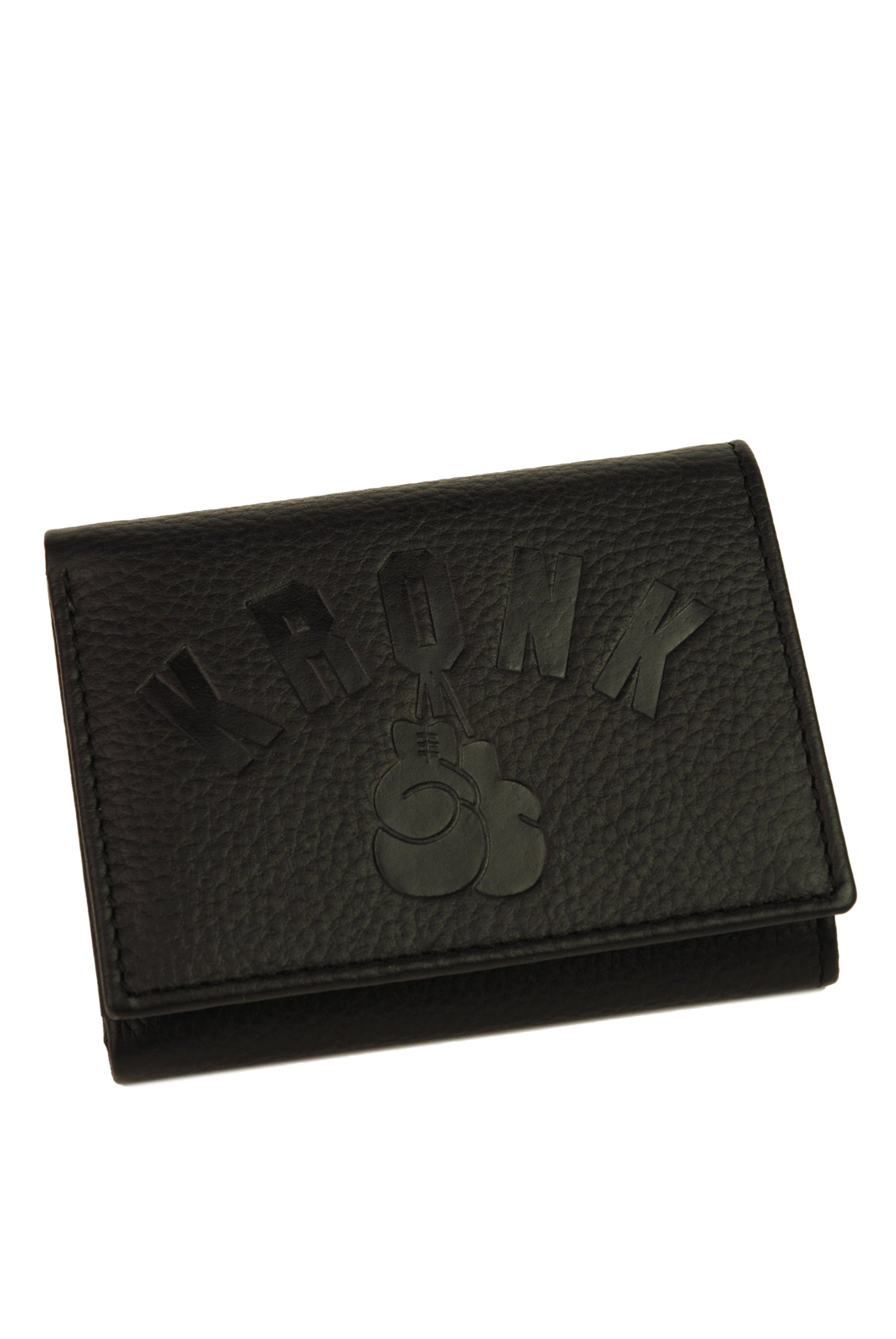 Gloves Tri Fold Leather Wallet