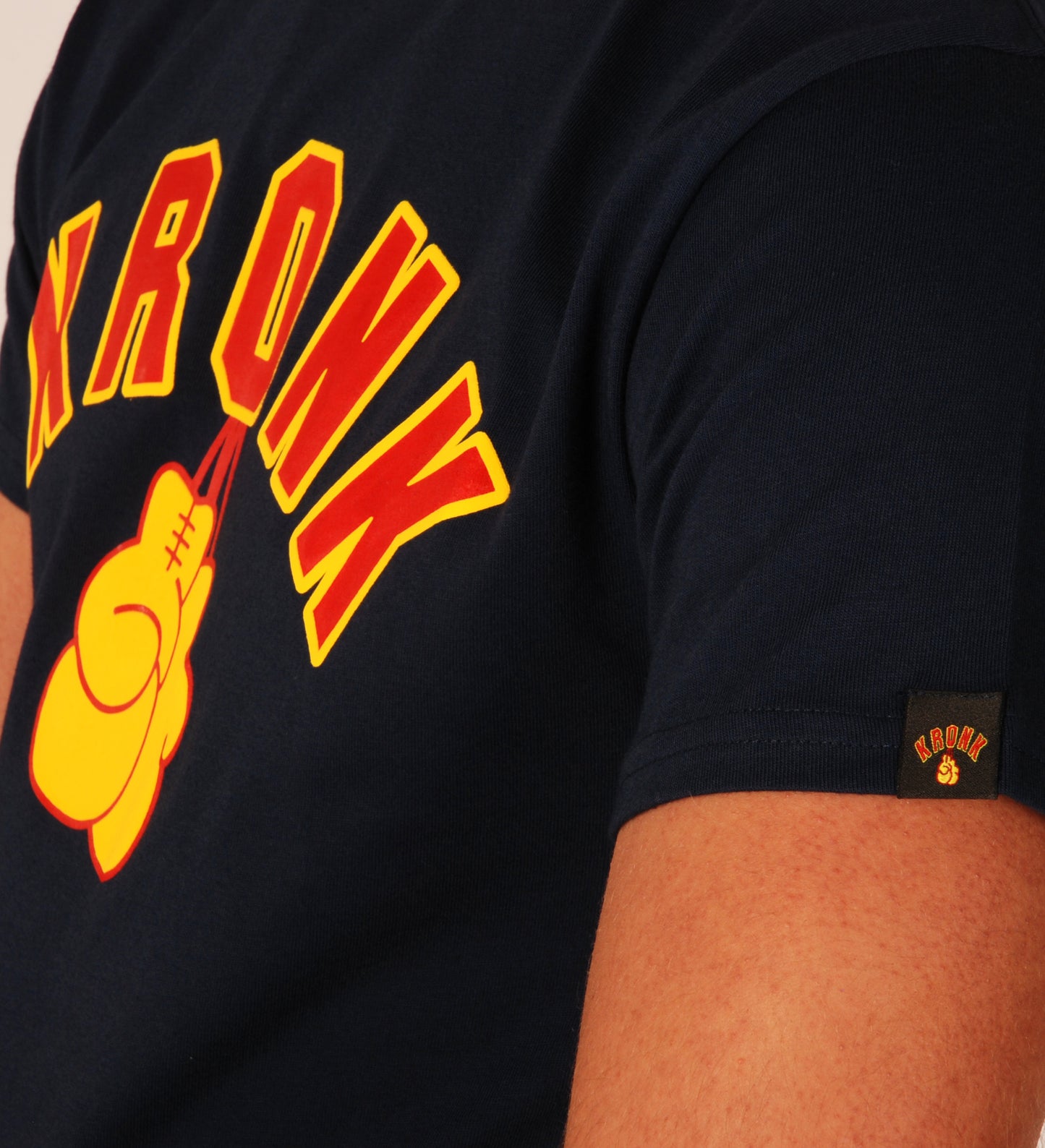 KRONK Gloves Regular Fit T Shirt Navy