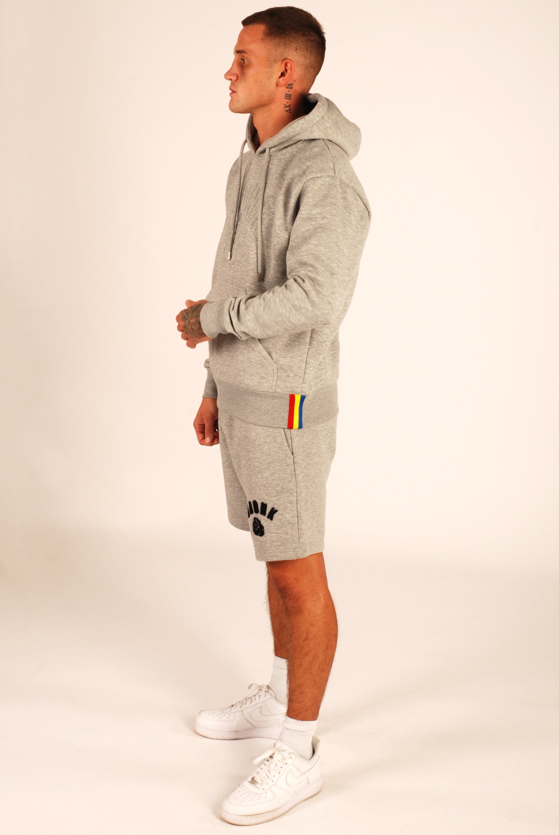 KRONK Gloves Stealth Hoodie Regular Fit Sports Grey – Kronk Boxing ...