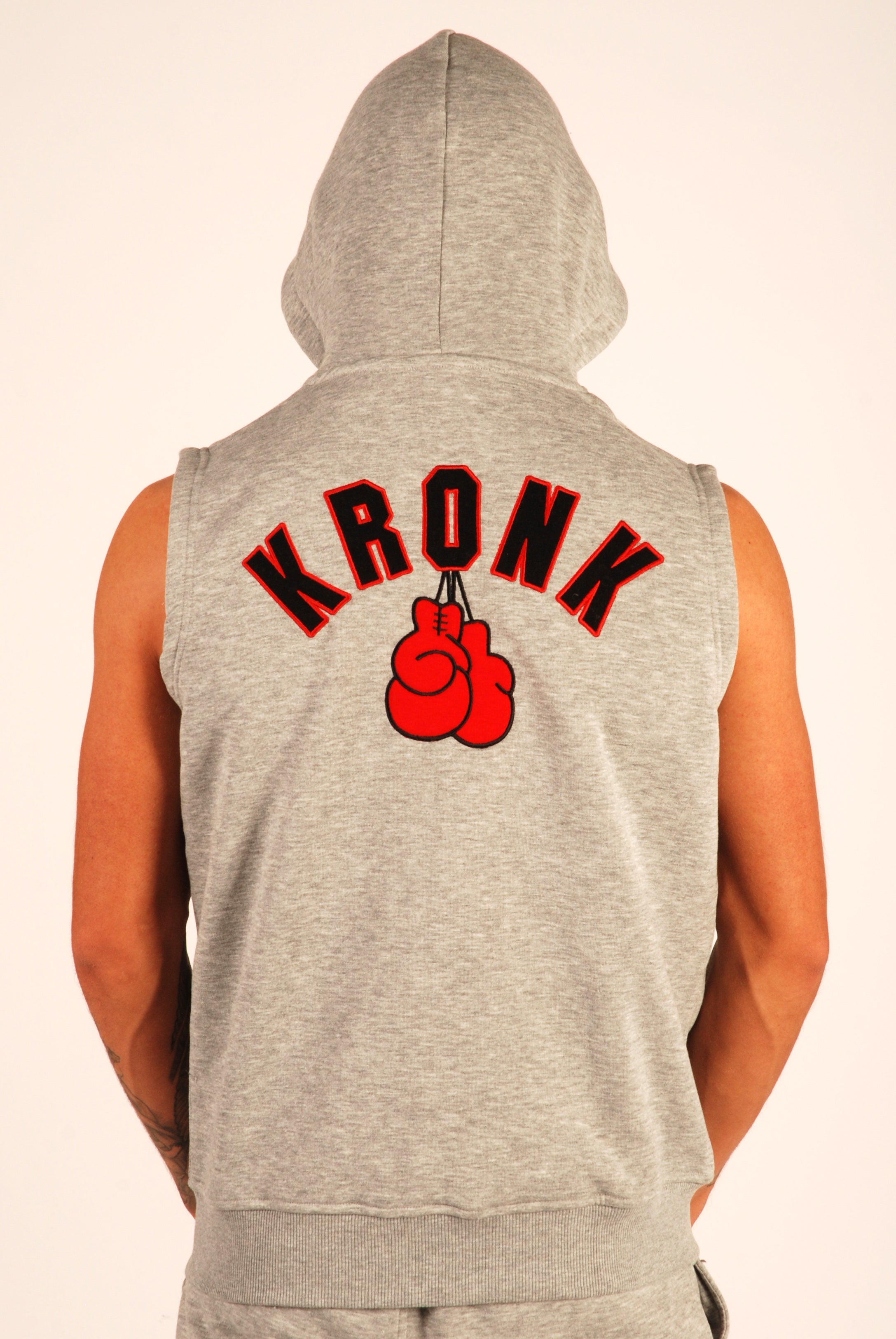 Sleeveless hoodie sale