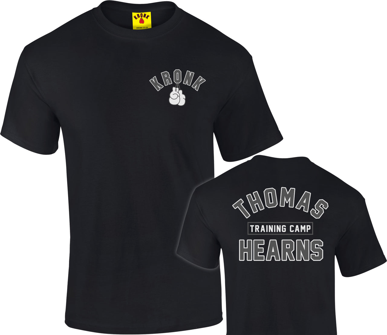 KRONK Thomas Hearns Training Camp Regular Fit T Shirt Black