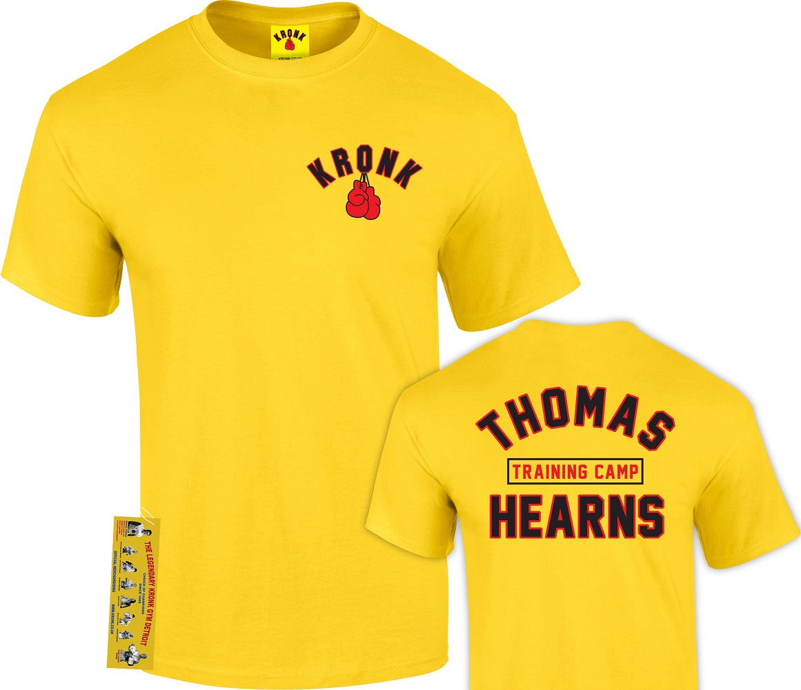 KRONK Thomas Hearns Training Camp Regular Fit T Shirt Yellow