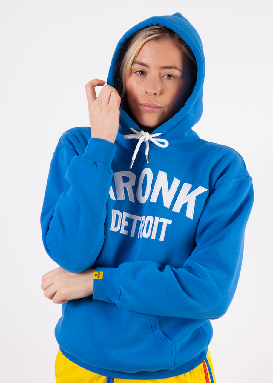 KRONKWOMEN Detroit Applique Hoodie Regular Fit Royal Blue – Kronk ...